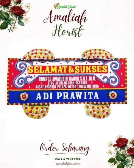Papan Bunga Ucapan Selamat Sinduwati